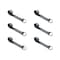 Tie 4 Safe 2" x 10' Lasso Strap w/ D Ring Auto Tie Down Wheel Lift Tow Truck Trailer Black, 6PK TWS21-510-W27-BLK-C-6 - alternate 1